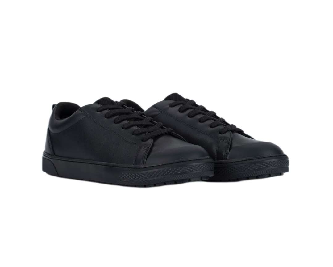 Shift : Recycled Leather Sneakers with Rubber Toe-Guard