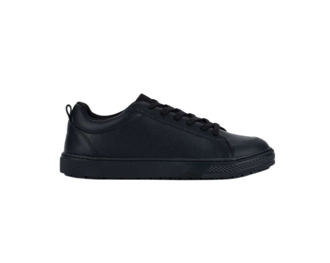 Shift : Recycled Leather Sneakers with Rubber Toe-Guard