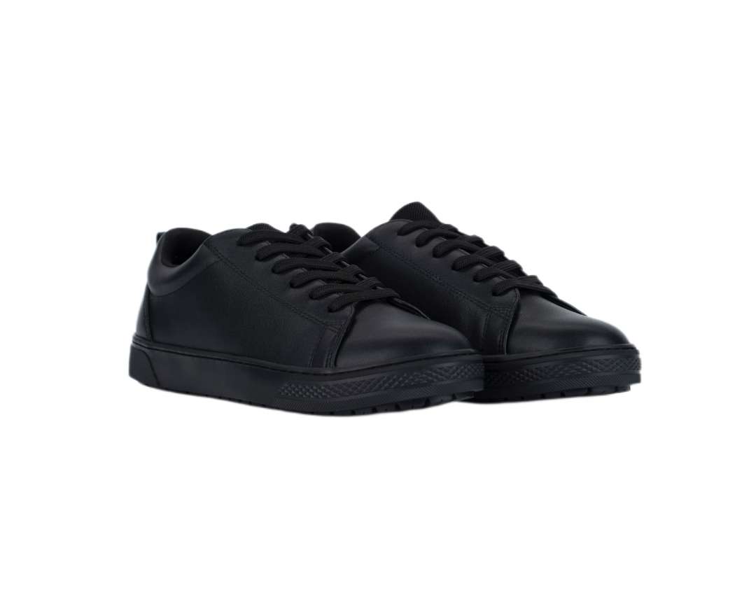 Recycled Leather Sneakers - Slip & Oil resistant